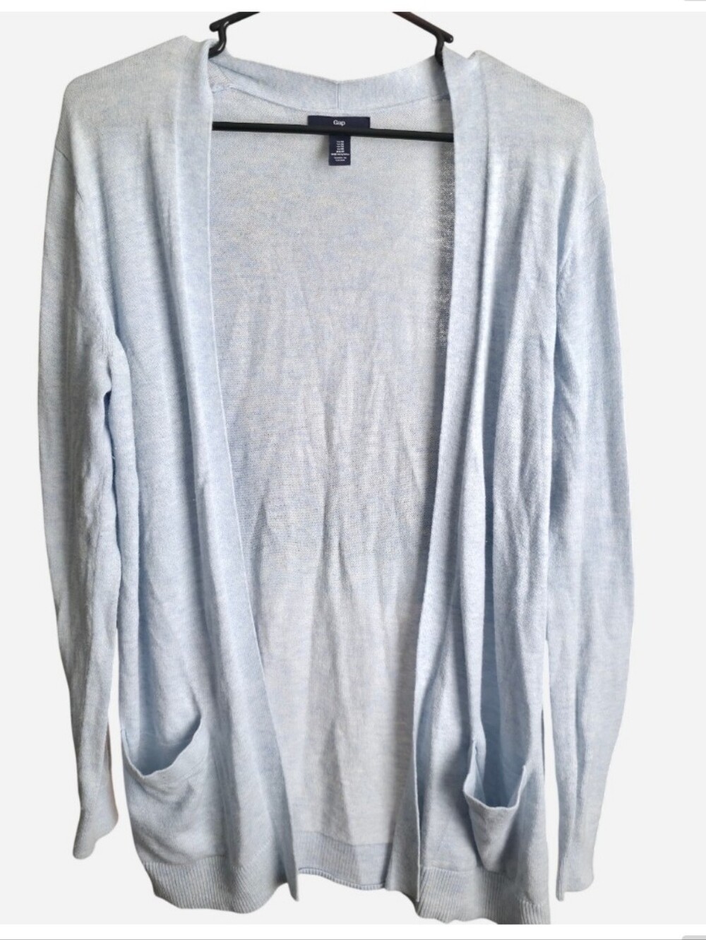 Gap Light Blue Open-Front Women's Cardigan